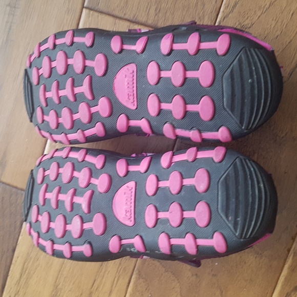 Kamik Crab Pink Purple Black Kids Girls Close-Toe Sandals Size 3 - Picture 9 of 14